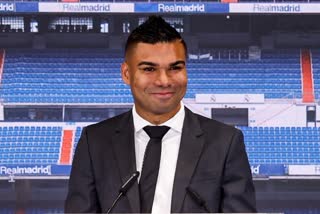 Casemiro bids farewell to Real Madrid  Casemiro  Manchester United  Real Madrid  real madrid president florentino perez  florentino perez  കാസെമിറോ  റയലിനോട് വിടപറഞ്ഞ് കാസെമിറോ  റയല്‍ മാഡ്രിഡ്