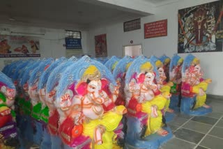 distribute 700 eco friendly idols of Lord Ganesha