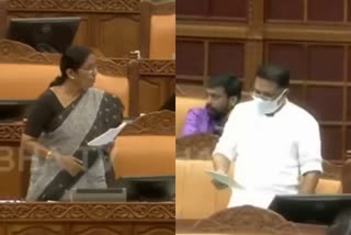 kk shailaja comment on kt jaleel in assembly  കെ ടി ജലീലിനെതിരെ കെ കെ ശൈലജയുടെ ആത്മഗതം  kk shylajas soundbyte on kt jaleel goes viral  കെകെ ശൈലജയുടെ ഫേസ്ബുക്ക് പോസ്റ്റ്  ലോകായുക്ത  ലോകായുക്ത നിയമഭേദഗതി ബില്ല്  കെ ടി ജലീല്‍