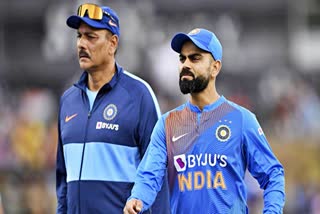 Shastri on Virat  Ravi Shastri  Asia Cup 2022  virat kohli form  Shastri said Virat will come back  पूर्व कोच रवि शास्त्री  स्टार बल्लेबाज विराट कोहली  खराब फॉर्म से जूझ रहे बल्लेबाज विराट कोहली  एशिया कप 2022  Shastri backs Kohli  शास्त्री ने किया कोहली का समर्थन