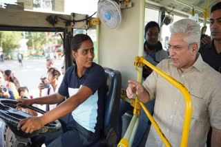 Womens appointed as Delhi bus drivers