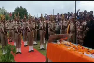 Subedar Major Nandan Singh was cremated
