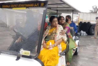 singer p susheela visited Tirumala