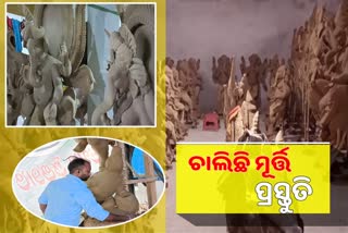 balasor sculptor making ganesh statue