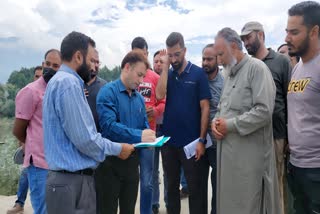 ADC ganderbal inspects newly constructed bridge