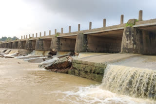 Bridge damaged due to illegal sand mining