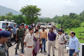 Deputy Commissioner and SP visited Patratu Dam