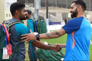 Virat Kohli Meets Pakistan Captain Babar Azam Ahead Of Asia Cup 2022