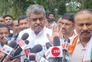 BK Hariprasad spoke to reporters