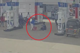 Woman chased, stabbed at Petrol Pump in Nashik, video surfaces