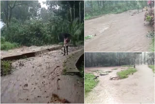 കരുവാരക്കുണ്ടിൽ കനത്ത മഴ  ഒലിപ്പുഴയിൽ മഴവെള്ളപ്പാച്ചിൽ  മലപ്പുറത്ത് കനത്ത മഴ  Malappuram rain  heavy rain in karuvarkund  heavy rain in karuvarkund Malappuram