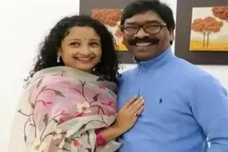 Hemant Soren and Kalpana Soren