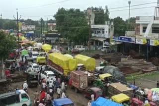 Shajapur Mandi Traffic Jam