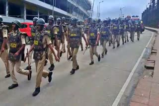 police force parade in madikeri