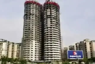 Noida twin tower demolition