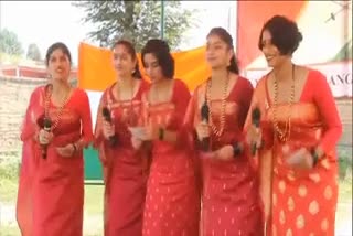 Youth Exchange Programme organised by Indian Army in South Kashmir Many schools participated in the event, specially the students from Karnataka.