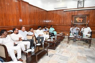 Meeting of MLA and Minister at Chief Minister Hemant Soren residence