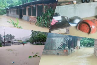 Artificial flood in Lumding