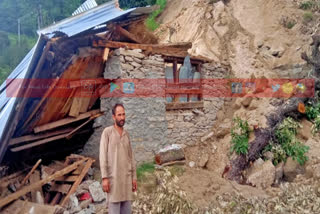 Gaushala damaged in Karsog