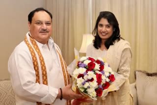 Mithali Raj Meets JP Nadda