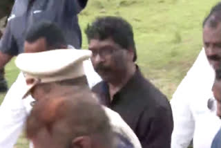 CM Hemant Soren whistling