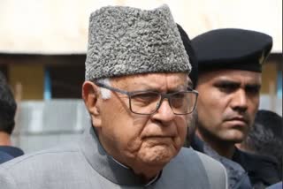 Cricket scam  Farooq Abdullah could not appear in court due to ill healthEtv Bharat