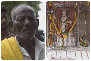 Etv Bharatகோவில் விழாவில் வைக்கப்பட்ட அதிக சக்தி வாய்ந்த எல்இடி விளக்குகள் - 100க்கும் மேற்பட்டோருக்கு கண் எரிச்சல்