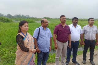 Jal shakti mission central team visited lakhimpur