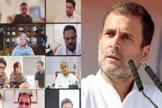 Congress presidential election date announced  Congress presidential election  തെരഞ്ഞെടുപ്പ് പ്രഖ്യാപിച്ച് കോണ്‍ഗ്രസ്  അധ്യക്ഷ പദവി തെരഞ്ഞെടുപ്പ്  കോൺഗ്രസ് പ്രവര്‍ത്തക സമിതി  രാഹുല്‍ ഗാന്ധി  സോണിയ ഗാന്ധിട  പ്രിയങ്ക ഗാന്ധി  മല്ലികാര്‍ജുന്‍ ഖാര്‍ഗെ  rahul gandhi  sonia gandhi  priyanka gandhi  malikarjun kharge