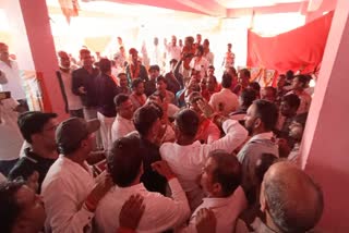 Ruckus in BJP Conference in Sangod kota