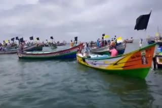 VIZHINJAM PORT  KERALA  TRIVANDRUM  BLACK DAY  FISHERMAN PROTEST  വിഴിഞ്ഞം തുറമുഖ സമരം  കരിദിനം ആചരിക്കും  വിഴിഞ്ഞം തുറമുഖം പ്രാദേശിക കൂട്ടായ്‌മ  കടകൾ അടച്ചിടും  മൂന്നാംവട്ട മന്ത്രിതല ചര്‍ച്ച  മത്സ്യത്തൊഴിലാളികള്‍  ലത്തീന്‍ അതിരൂപത പ്രതിനിധികള്‍