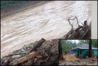 Floodwaters rush over Madikeri and Sullia
