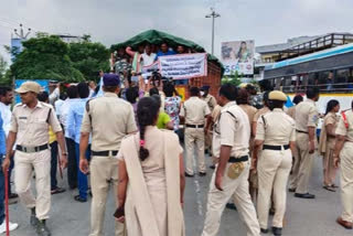 mid manair dam residents agitation in vemulawada