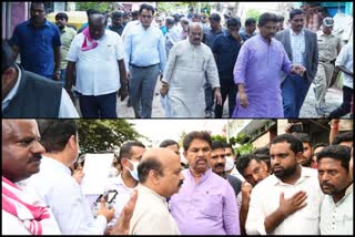 CM observed the rain damaged areas