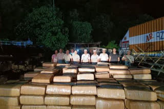 Assam Police seized ganja today