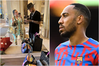 Pierre Emerick Aubameyang  Barcelona  Aubameyang assaulted by armed gang at home  ബാഴ്‌സലോണ  പിയറെ എമെറിക് ഒബമെയാങ്