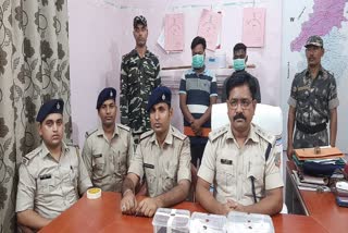 Two people arrested for collecting levy for Naxalite organization PLFI in Khunti