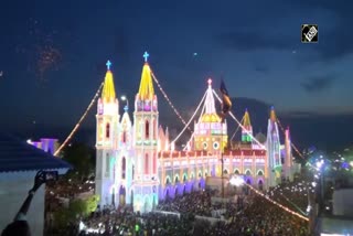 Nagapattinam  Tamil nadu  Velankanni Church feast  flag hoisting ceremony  വേളാങ്കണ്ണി പള്ളി  വേളാങ്കണ്ണി പള്ളി പെരുന്നാൾ