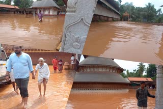 madhoor water flw  Rain updates  Kasargod Karanataka  Rain updates in Kasargod Karanataka boundari  കര്‍ണാടക കാസര്‍കോട് അതിര്‍ത്തിയില്‍ മഴ ശക്തം  കാസര്‍കോട് അതിര്‍ത്തിയില്‍ മഴ ശക്തം  മഴക്കെടുതി  മഴ വാര്‍ത്തകള്‍  ശക്തമായ മഴ