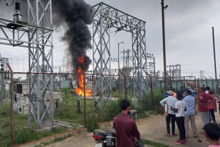 Fire in Deori Power Sub Station