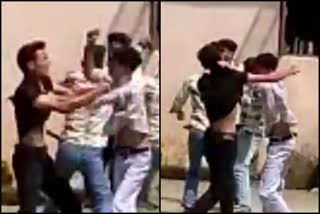 Students Fight in hamirpur