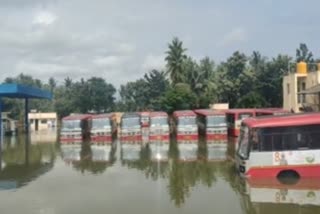 KSRTC bus stand flooded