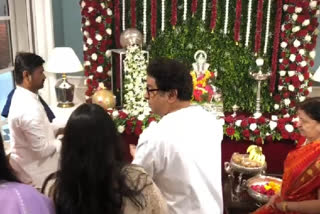 Raj Thackeray to welcome ganapati Bappa