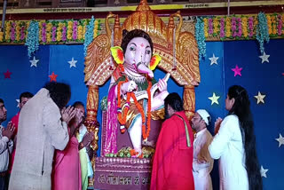 Lord Ganesh idol installed