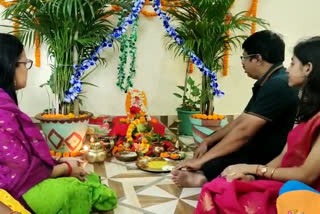 Muslim Family celebrate Ganesh Chaturthi in Durgapur