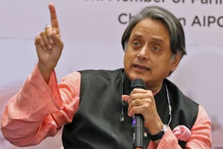 shashi tharoor  shashi tharoor on his candidature  congress presidential election  candidates for congress presidential election  congress president polls  shashi tharoor congress president polls  shashi tharoor hindi reply  ശശി തരൂര്‍  ശശി തരൂര്‍ ഹിന്ദിയില്‍ മറുപടി  കോണ്‍ഗ്രസ് അധ്യക്ഷ സ്ഥാനം തെരഞ്ഞെടുപ്പ്  ശശി തരൂര്‍ കോണ്‍ഗ്രസ് അധ്യക്ഷ സ്ഥാനം മത്സരം  കോണ്‍ഗ്രസ് അധ്യക്ഷ സ്ഥാനം തരൂര്‍ സ്ഥാനാര്‍ഥിത്വം  കോണ്‍ഗ്രസ് അധ്യക്ഷന്‍ തരൂര്‍ ഹിന്ദി മറുപടി  തരൂർ