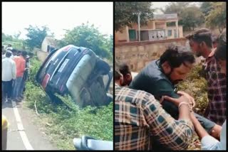 former dcm lakshman savadi car accident in belagavi