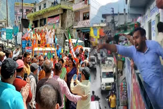 Mahendra Bhatt reached Chamoli