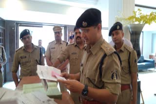 Police checking campaign in Bhilai