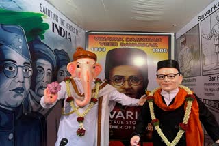 Ganeshotsav by Hindu organizations in Bangalore see Tilak, Savarkar Theme Ganesh